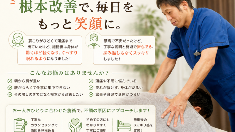 その疲れ、我慢していませんか？？