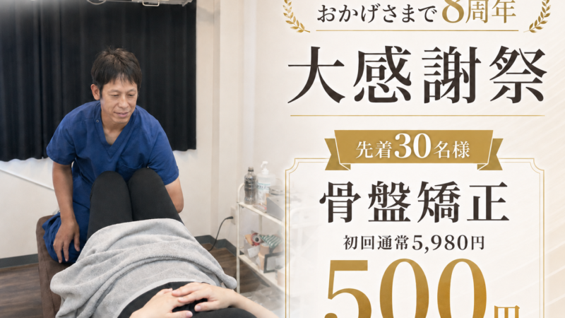 おかげさまで開業8年です!
