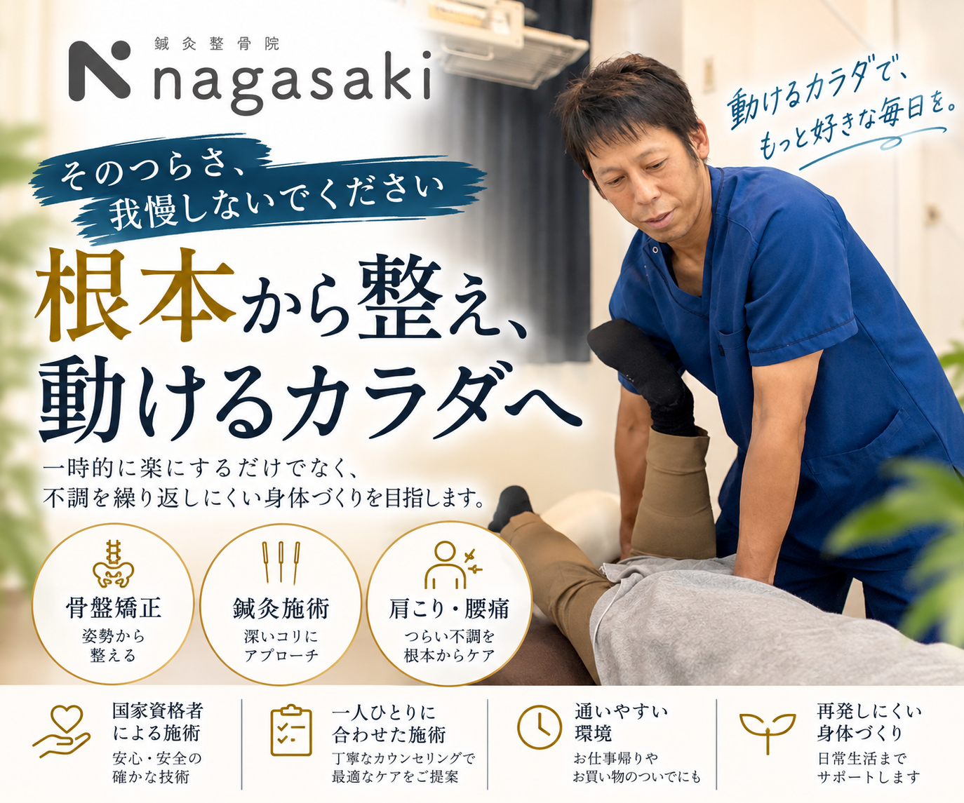 鹿児島市の鍼灸整骨院です!